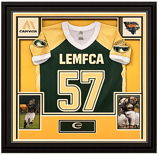 Custom Football Jersey Frames In Enid Oklahoma
