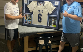 Custom Football Jersey Frame Enid Ok