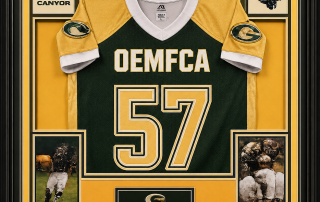 High School Football Jersey Frames